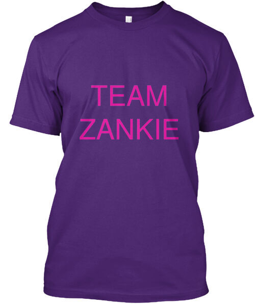 Team Zankie T-Shirt Made in the USA Size S to 5XL