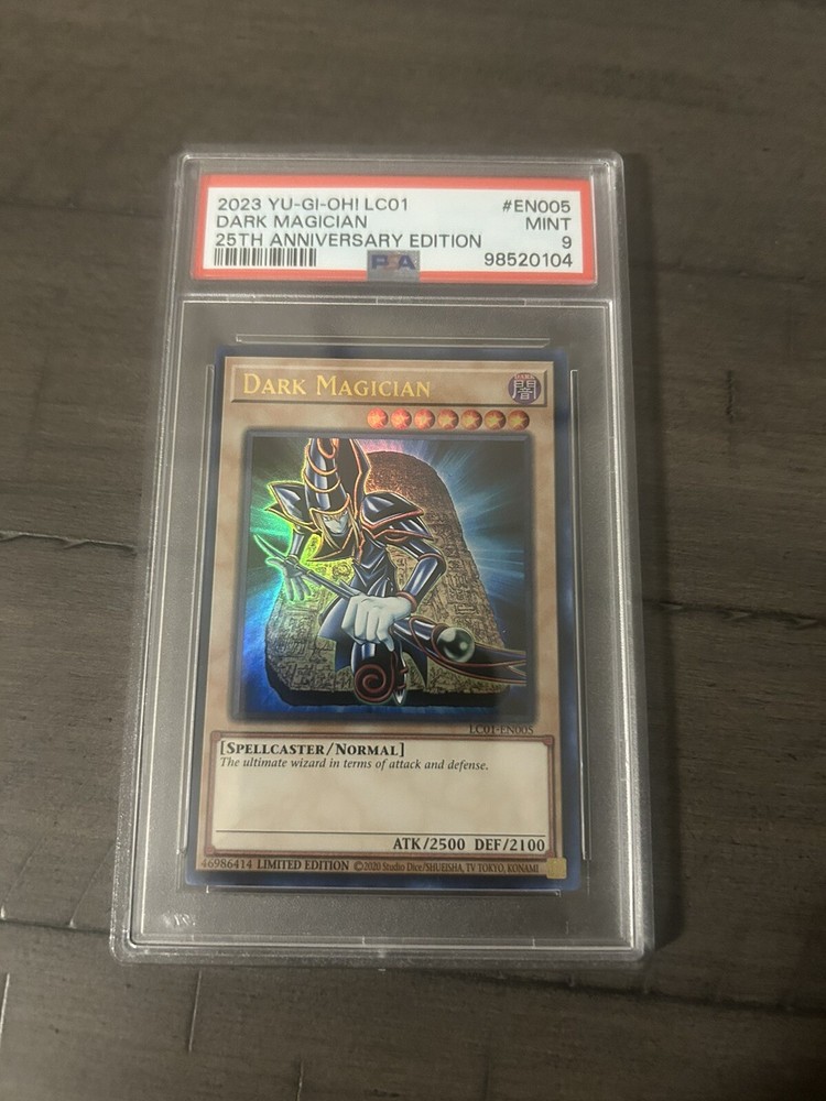 Dark Magician 25th Anniversary PSA 9 Ultra Rare LC01-EN005
