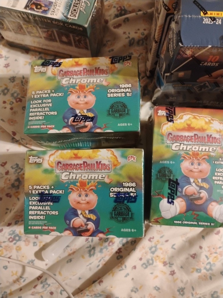 2022 Topps Garbage Pail Kids Chrome 5th Series Blaster Box - 5 Packs 24 Cards GPK