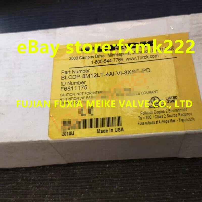 TURCK New BLCDP-8M12LT-4AI-VI-8XSG-PD UPS or DHL fast delivery