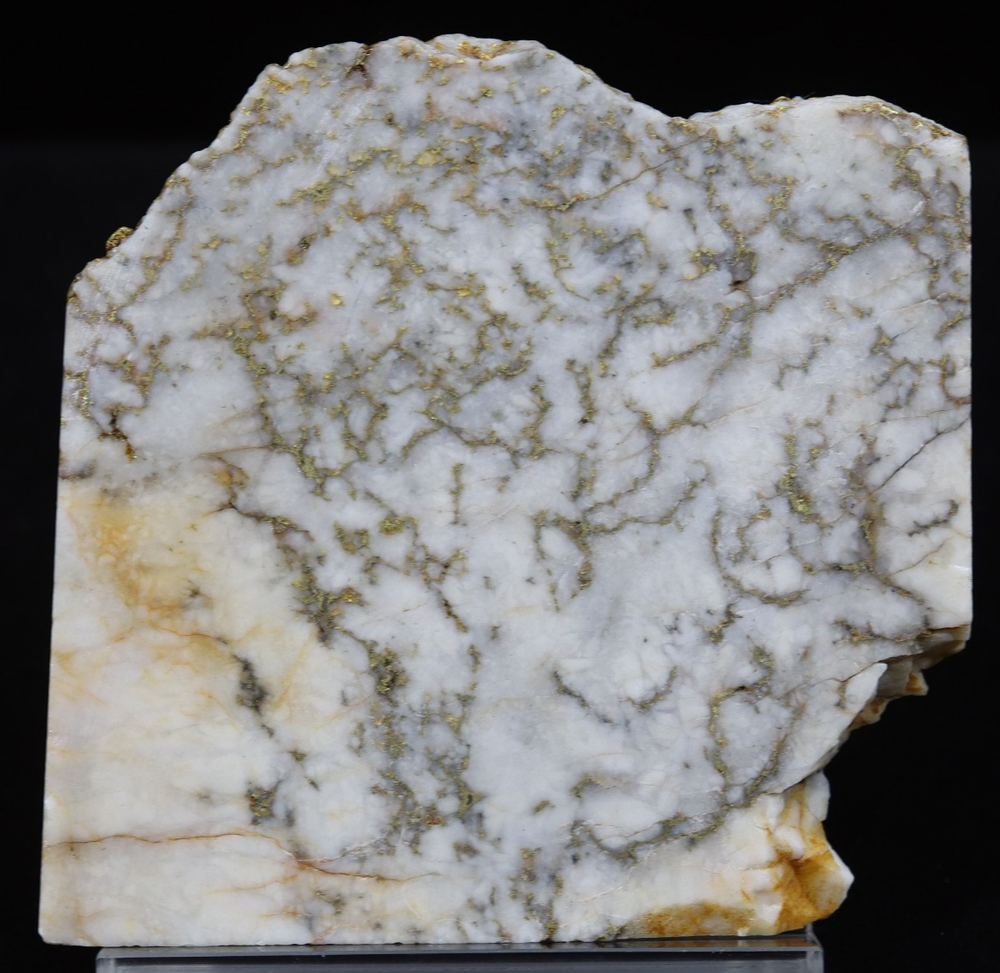 Gold Ore Slab 57.7g Northern California Motherlode Vein Quartz Specimen