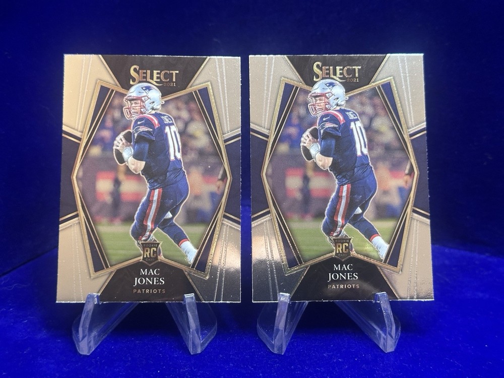 (2) 2021 Select MAC JONES Premier Level Rookie Lot #151 - 49er's RC