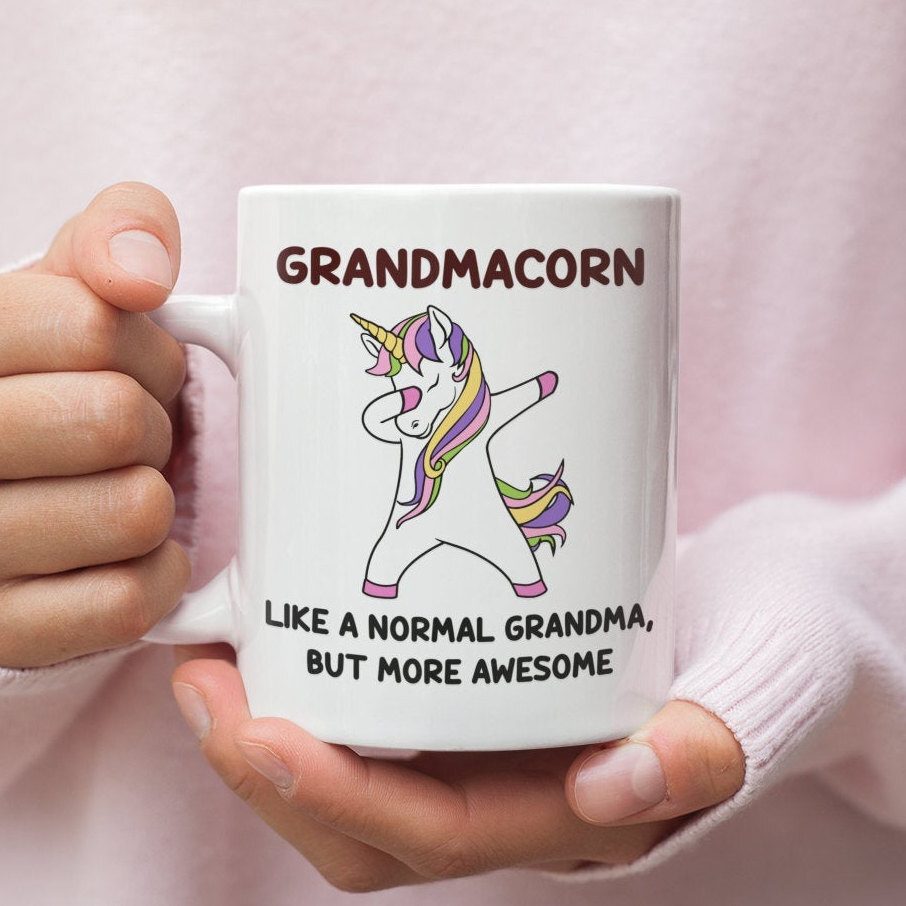 Funny Unicorn Grandma Coffee Mug - Perfect Gift for Grandmothers