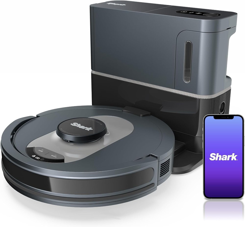 Shark UR2500SR AI Robot Vacuum with Self-Empty Base WiFi Bagless Used Excellent Condition  