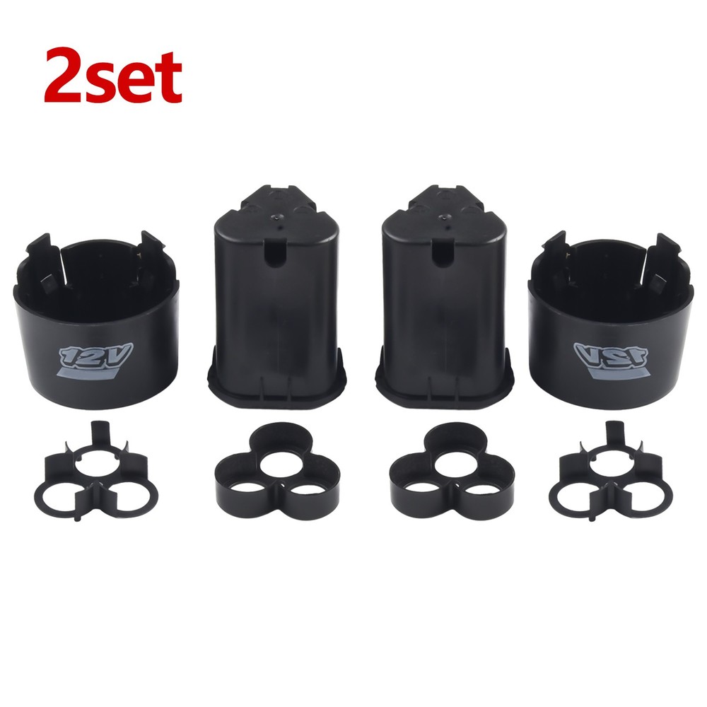 Li-ion Battery Case Screwdriver TOOL 2 Set(6pcs) 3 Cell Packs 40±10A Black