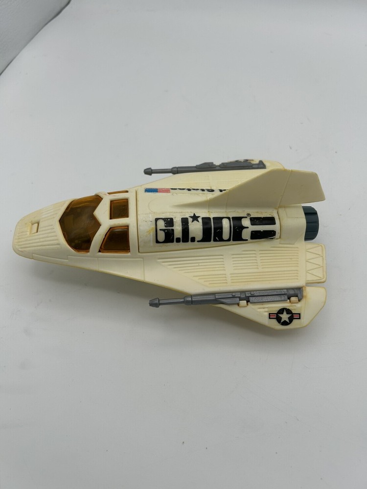 1989 Vintage Gi Joe Vehicle Crusader Space Shuttle Mini Scout Plane W/ Exhaust