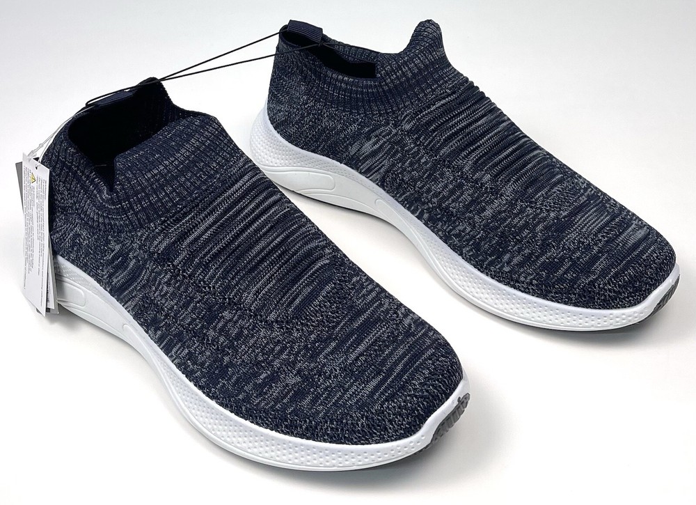 MEMBERS ONLY Mens US 10M Navy Breathable Slip-On Sneakers NWT NEW-image