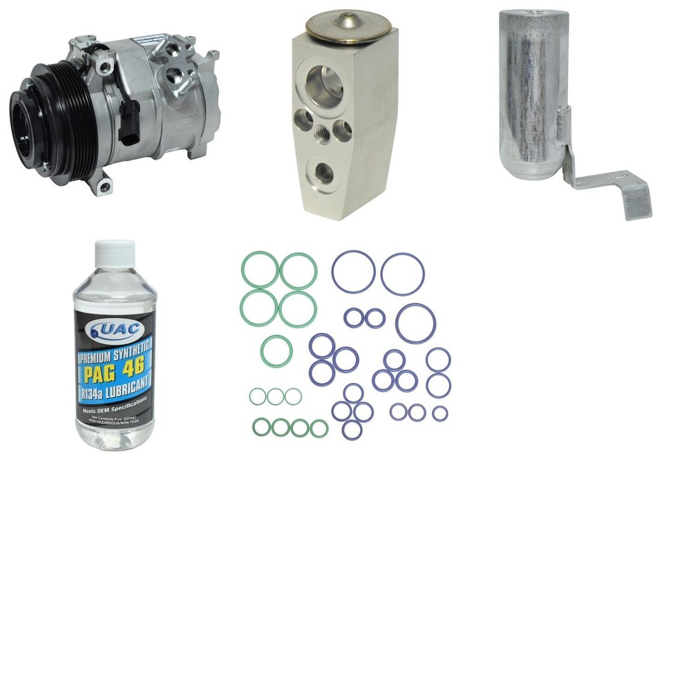 A/C Compressor Kit UAC For 2009-2010 Volkswagen Routan 4L V6 SOHC
