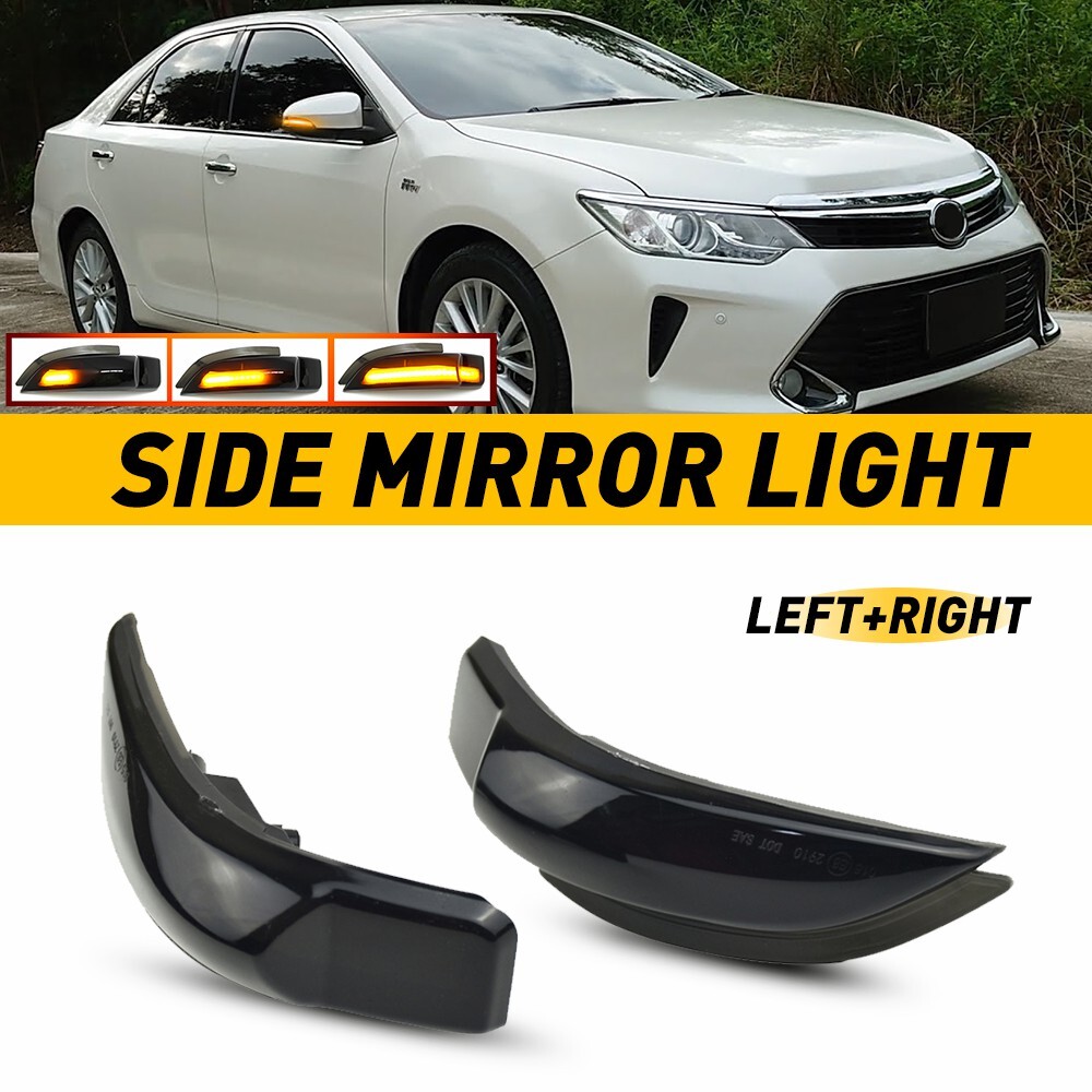 Dynamic Side Mirror Turn Signal Light For Yaris TOYOTA Camry Corolla Prius Venza