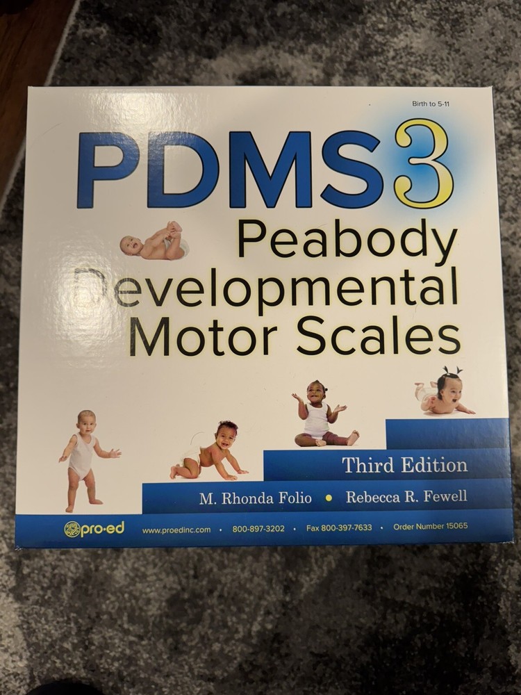 PDMS-3 Peabody Developmental Motor Scales 3rd Edition Complete Kit