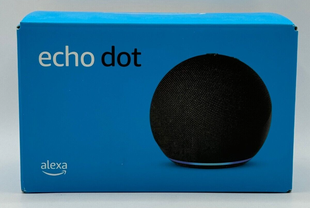 NEW Sealed Amazon Echo Dot (5th Gen) Smart Speaker with Alexa Bluetooth Charcoal