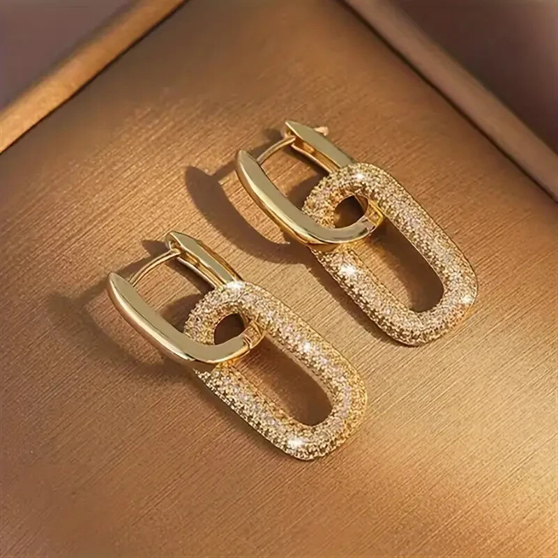 Geometric Trendy High-End Lightweight Luxury Ear Clips