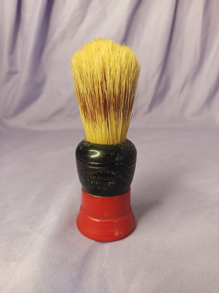 Cepillo de afeitar vintage Ever Ready 200 baquelita roja