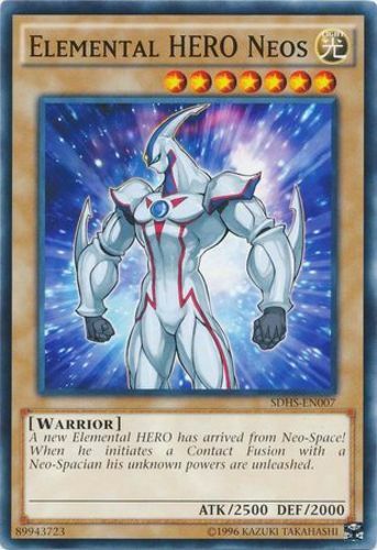 Elemental HERO Neos - SDHS-EN007 - Common - Unlimited Edition x3 - Near Mint