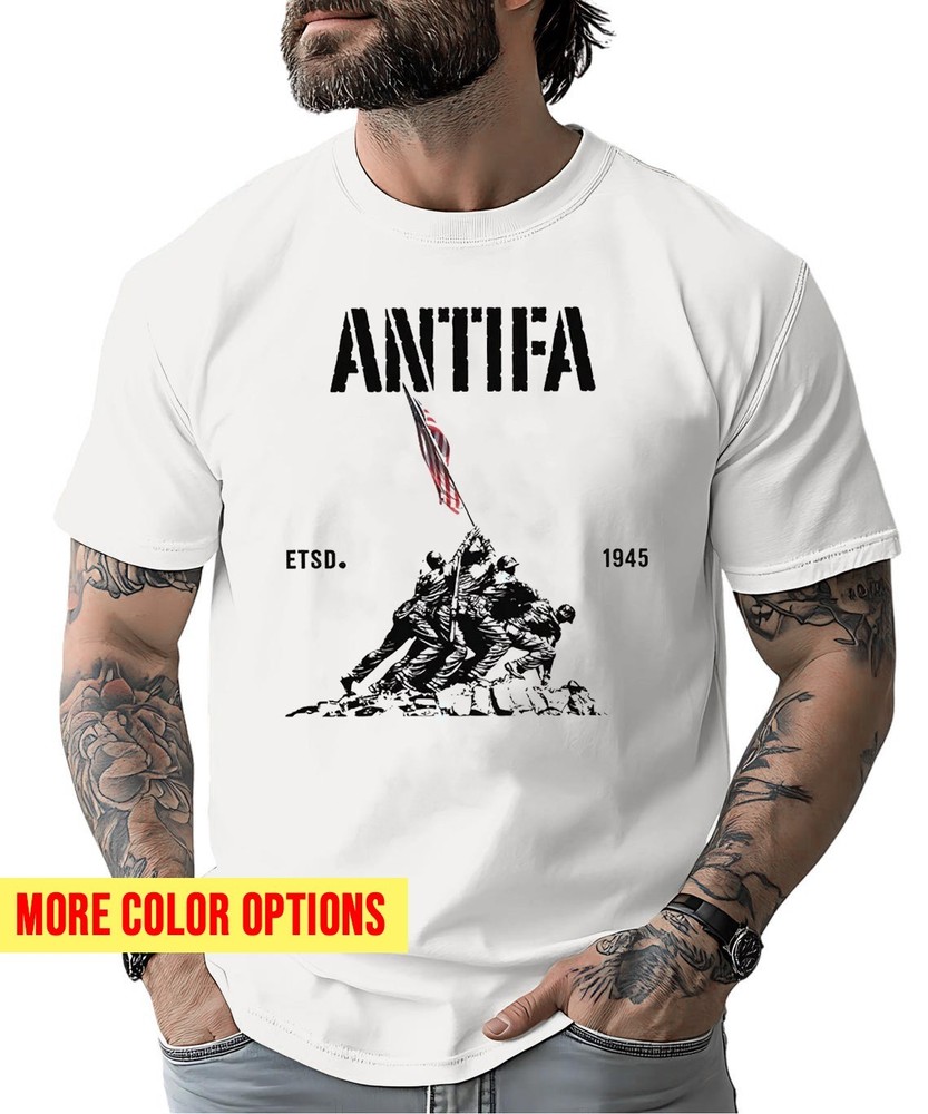 Antifa Estd 1945 Patriotic Anti Fascist T-shirt