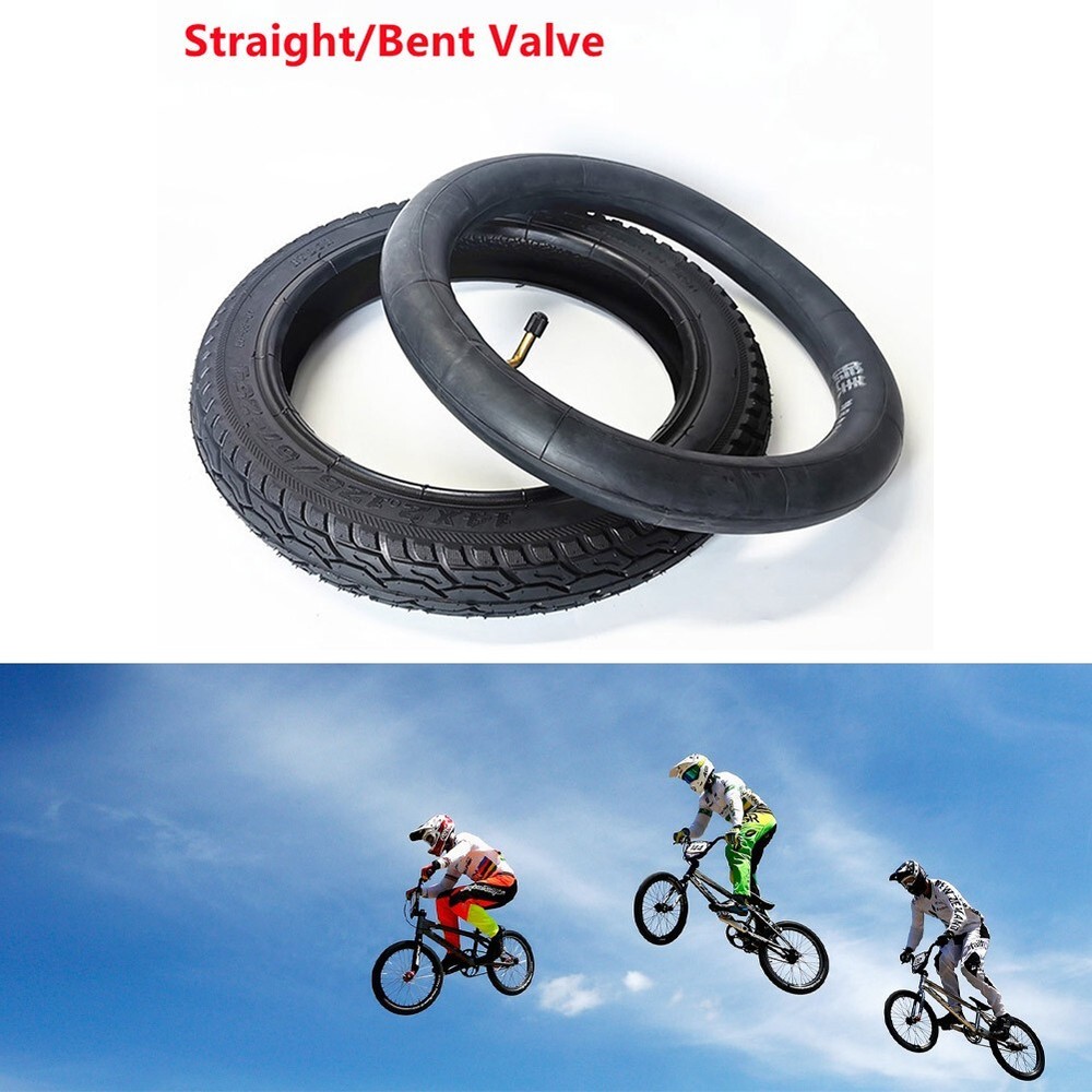 14 Inch Bike Inner Tube 14x2.125 Black Quality Non-Slip Tyre