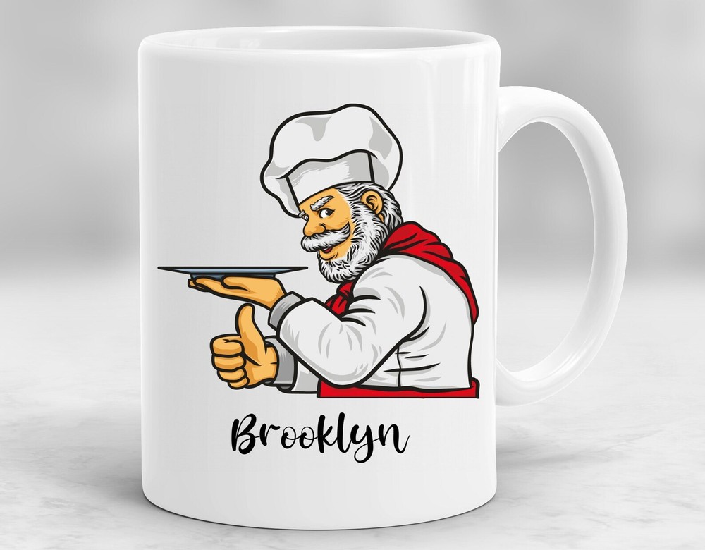 Personalized Chef Mug Chef Cup Chef Gift Chef Coffee Mug Chef Gift Ideas Chef