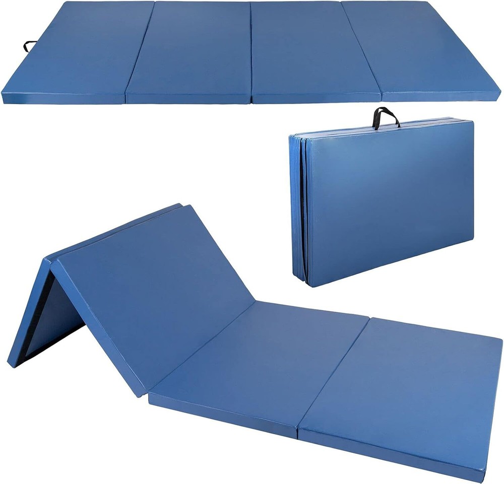 4x10ft Extra Thick Folding Exercise Mat for Gymnastics Yoga Stretching Aerobics