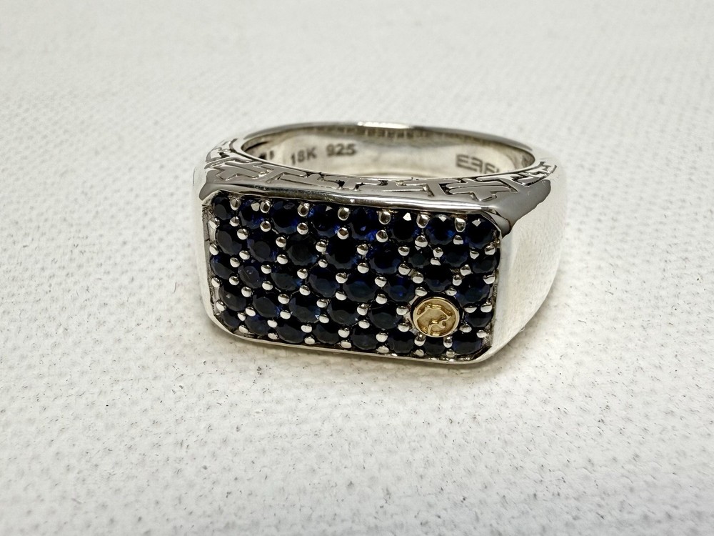 Effy 18k Gold 925 Sterling Silver Sapphire Ring