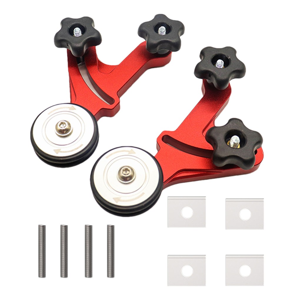 Aluminum Alloy Bearing Roller Feeder Pair Safe Uni-Directional Table Saw Feeding