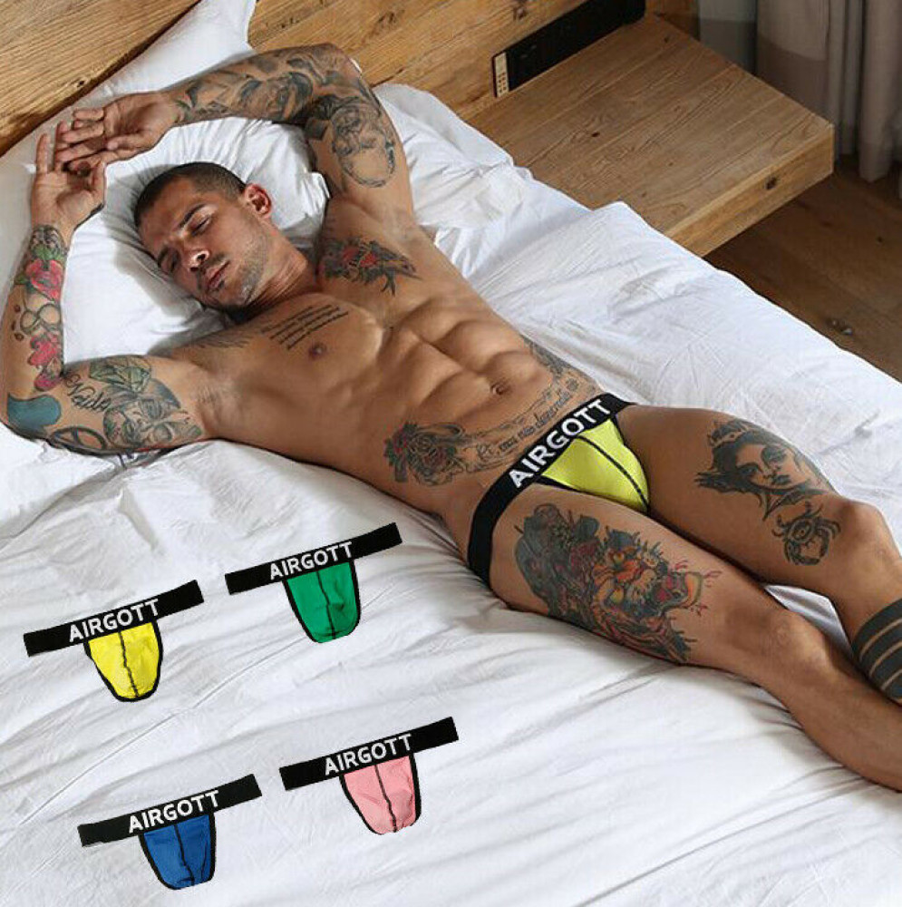 Men's Sexy Underwear Thongs G-string T-back Underpants Briefs Cotton Boxers
