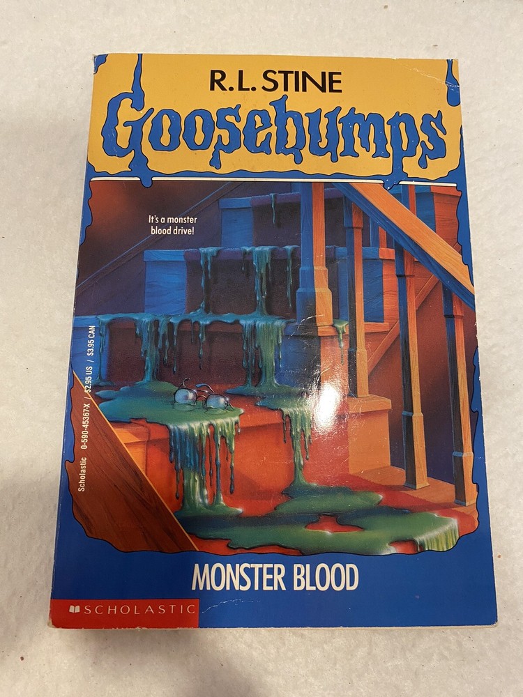 Goosebumps Original 1990s #3 Monster Blood R.L. Stine, G Cond