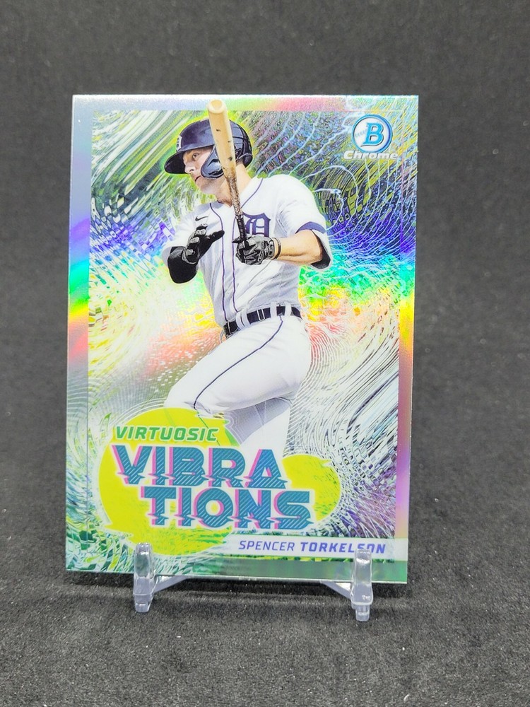 2022 Bowman Baseball Chrome Spencer Torkelson #VV-2 Virtuosic Vibrations Insert