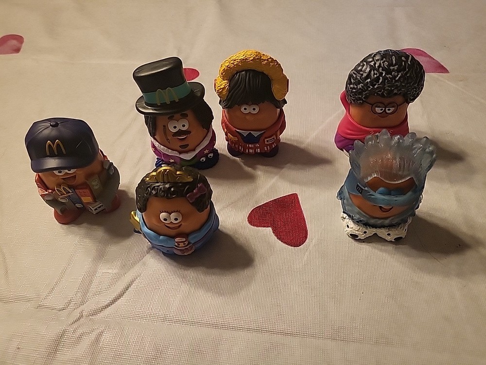 Lot of 6  Kerwin Frost x McDonald's Chicken Nuggets Toy 2023 McNugget Buddies