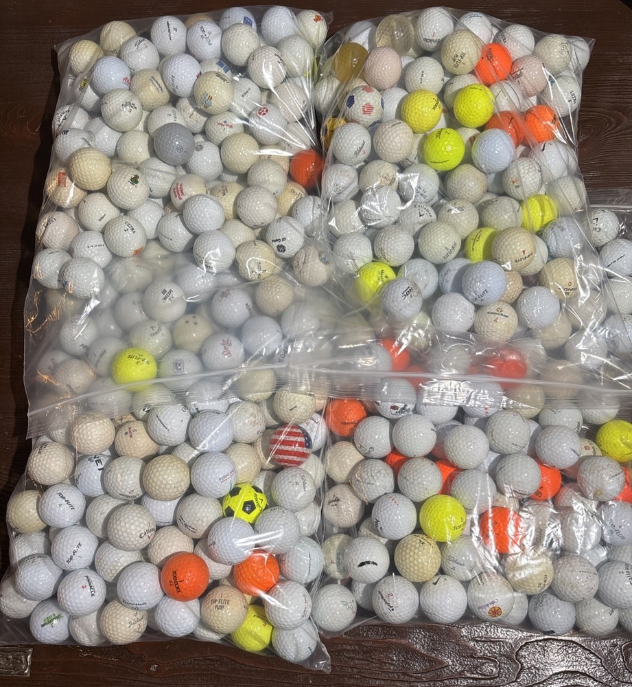 Golf Balls Bulk Lot Used 400+ Nike Titleist Pinnacle Various Logos Treasure Hunt