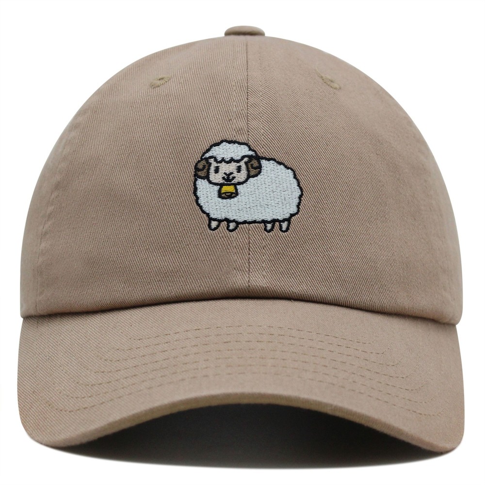 JPAK Cute Sheep Premium Dad Hat Premium Cotton Strapback Animal Lover