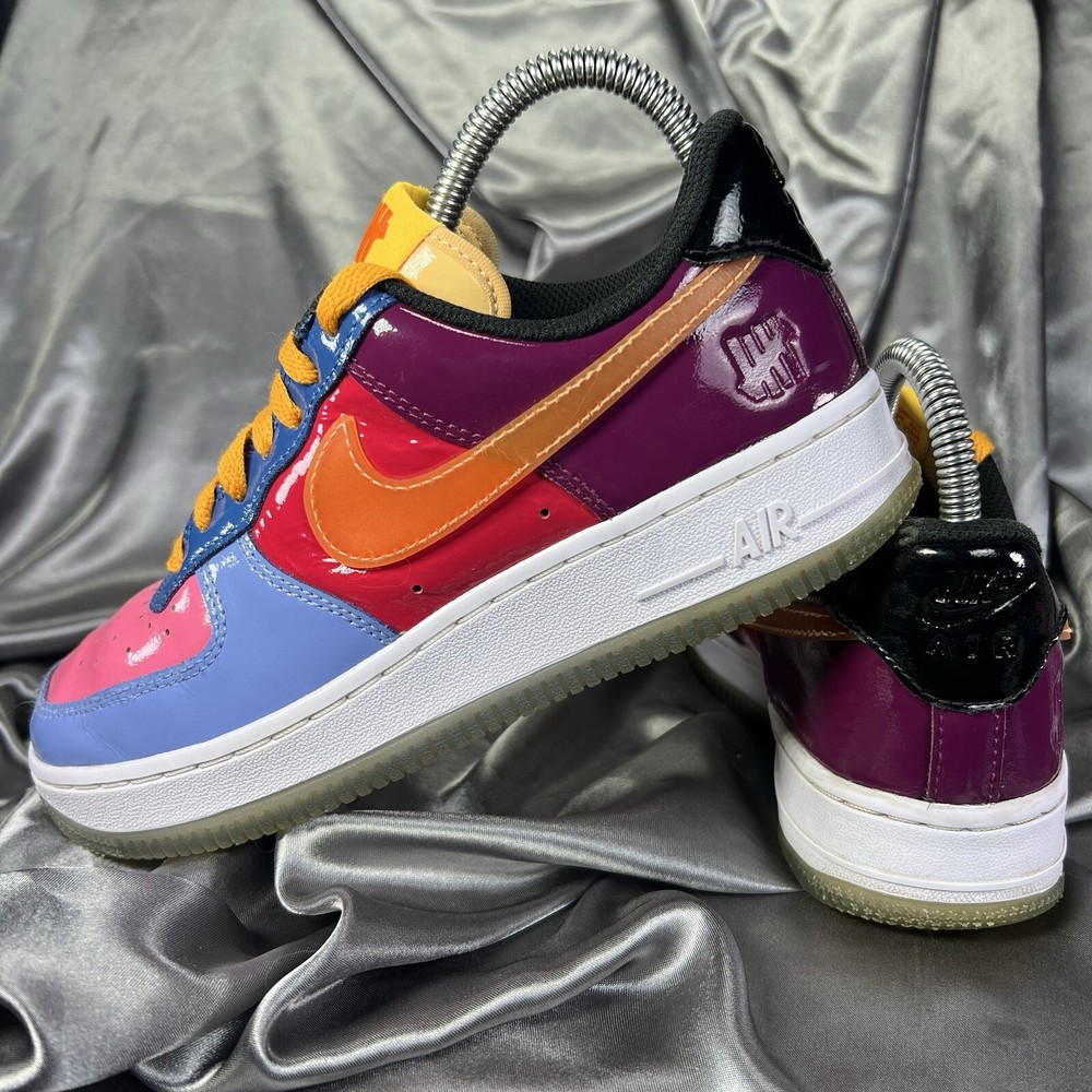 Nike Undefeated x Air Force 1 Low Total Orange Men 5 / Women 7 US (DV5255-400)