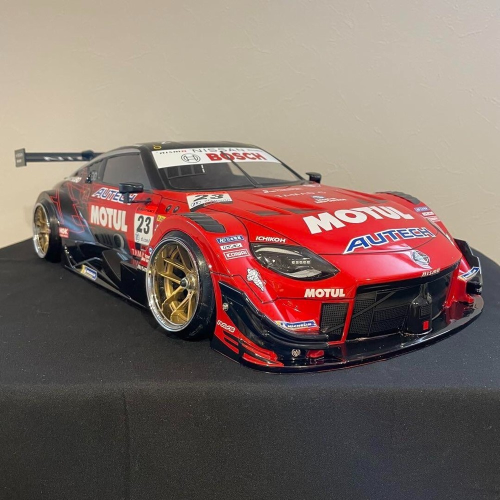 Motul Fairlady Z 1/10 RC body by Tamiya for radio control cars