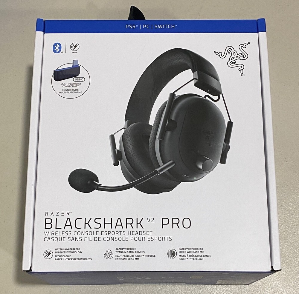 Razer BlackShark V2 Pro Wireless Console Esports Headset-NEW PS5 PC SWITCH