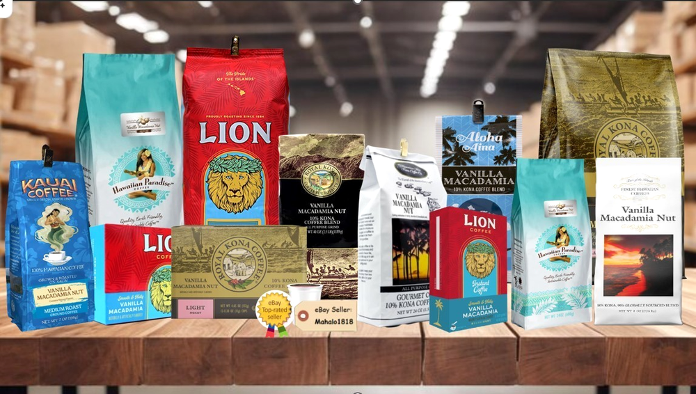 Hawaii Coffee - VANILLA MACADAMIA NUT  Fresh Roast!