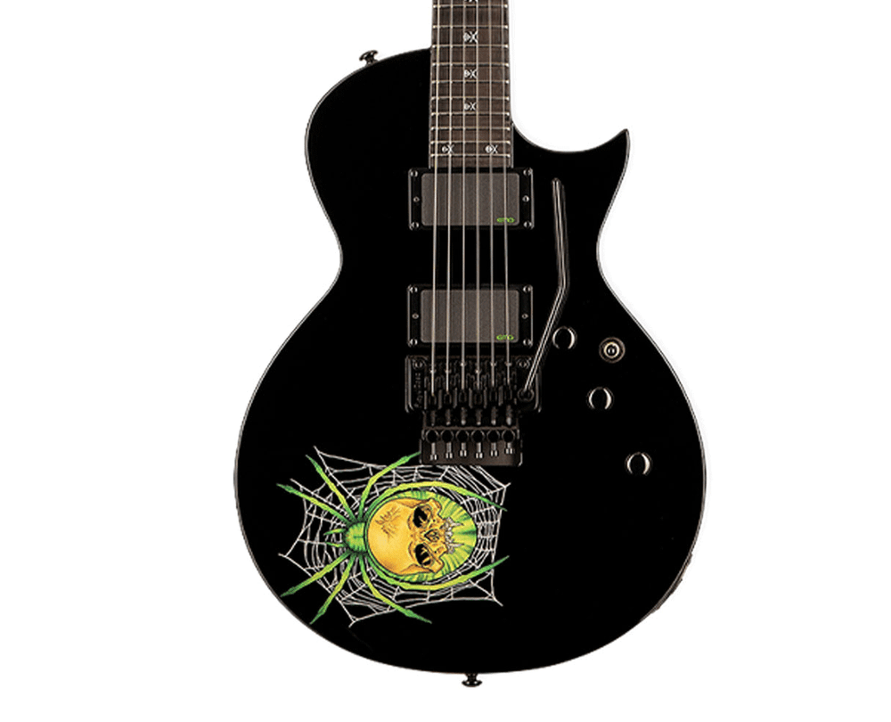 ESP LTD KH-3 Kirk Hammett Signature Guitar - Black w/ Spider - B-Stock