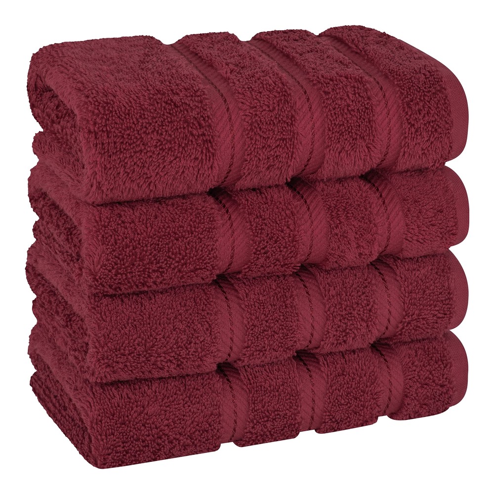 Luxury Hand Towels for Bathroom, 100% Cotton Turkish 4 Piece Hand Towel Set, ...