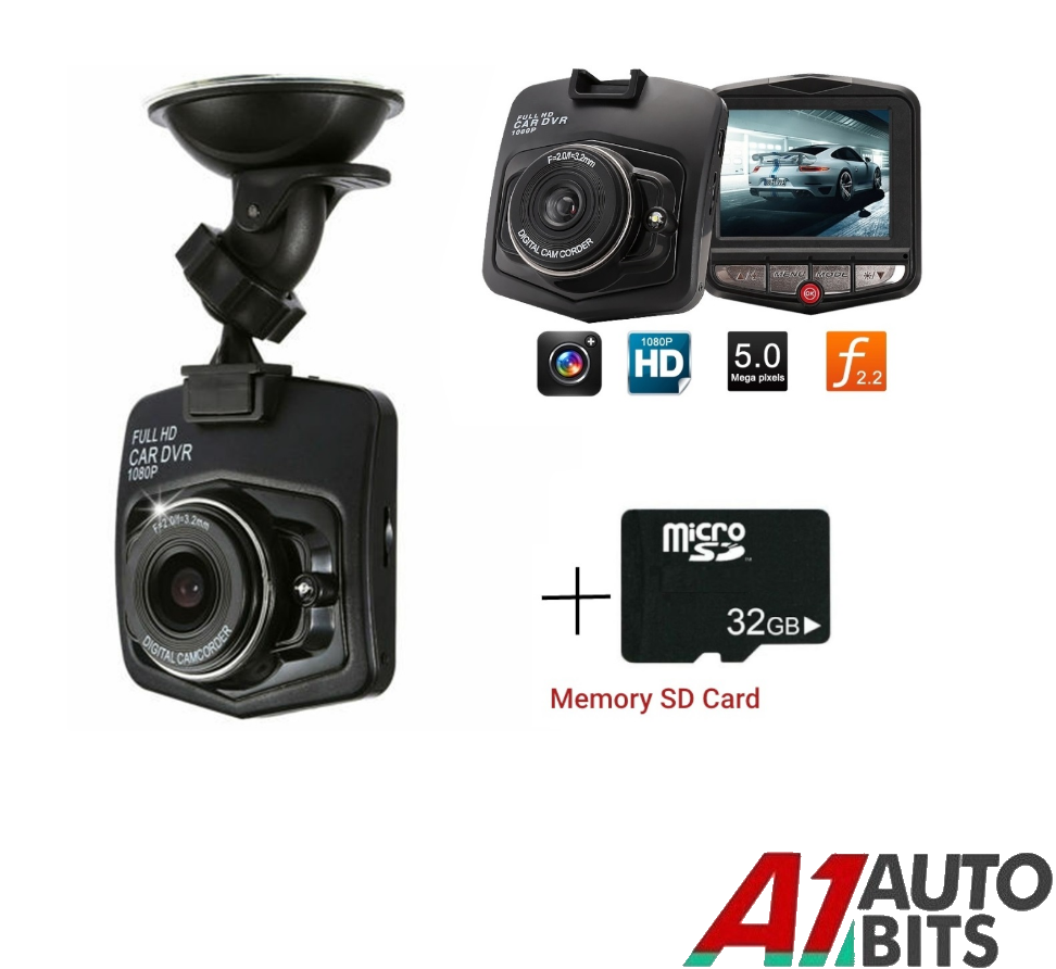 Mini FHD Dash Cam with Motion Detection & 32GB Card  