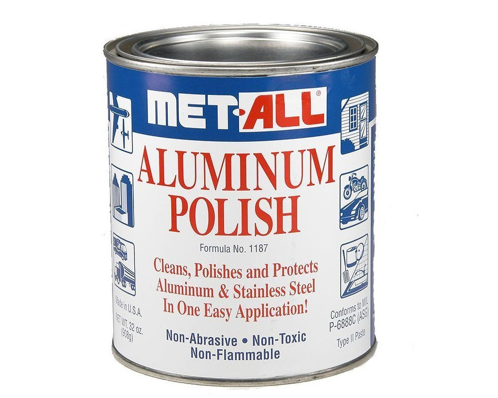 32 Oz Met-All Aluminum Polish for a Brilliant Shine