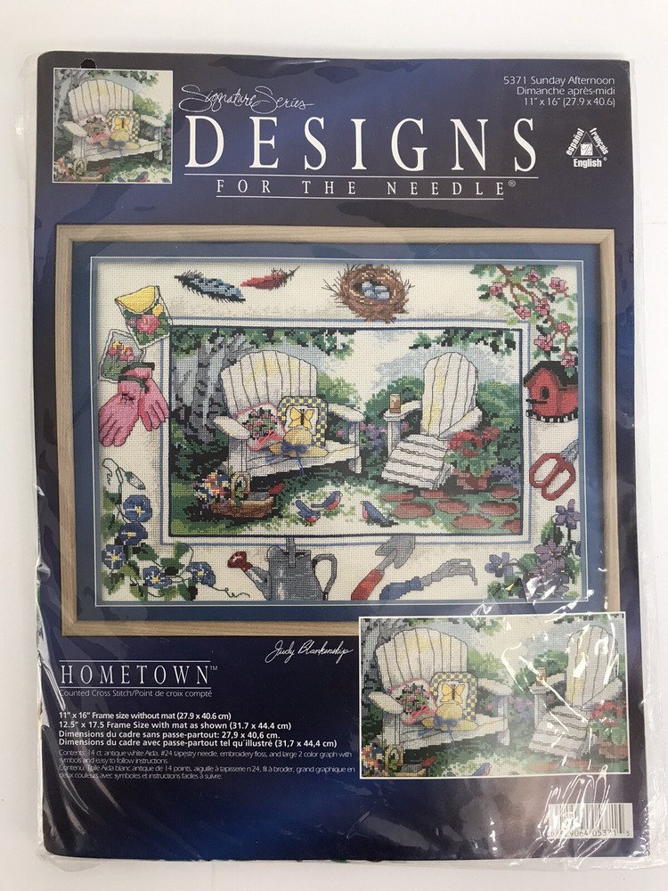 Designs for the Needle Hometown Sunday Afternoon Counted Cross Stitch Kit 5371