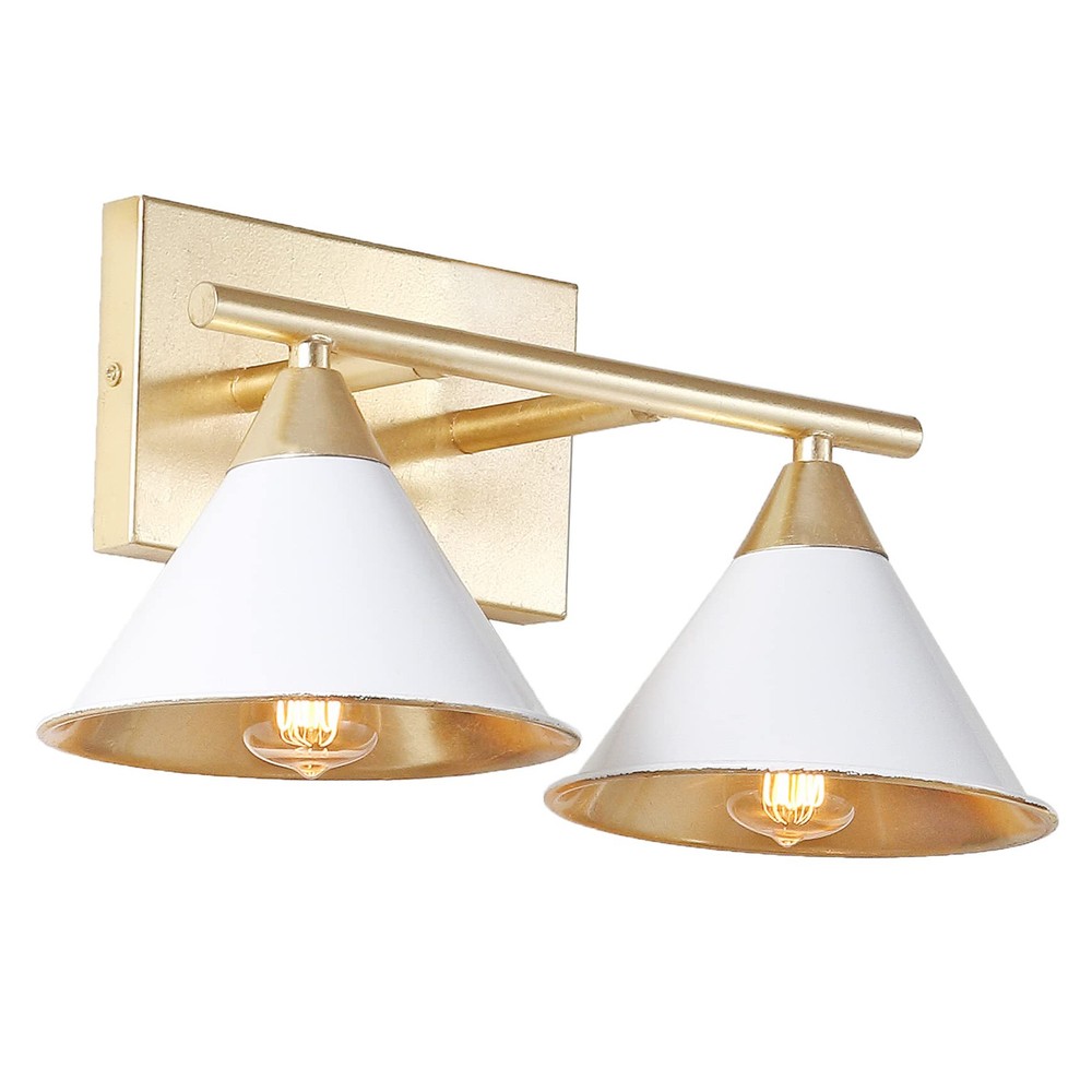 JYL9013A Yvette 16-Inch 2-Light Metal Vanity Wall Sconce in Contemporary Transitional Style