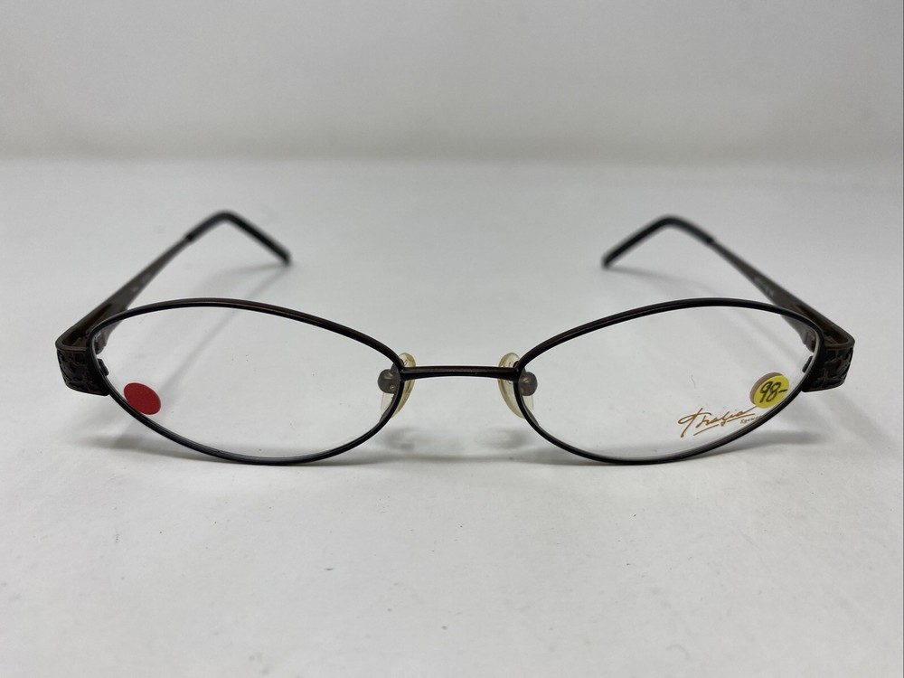 Fralia Eyewear ELENA BK 49-17-130 Black/Brown Full Rim Eyeglasses Frame JE21