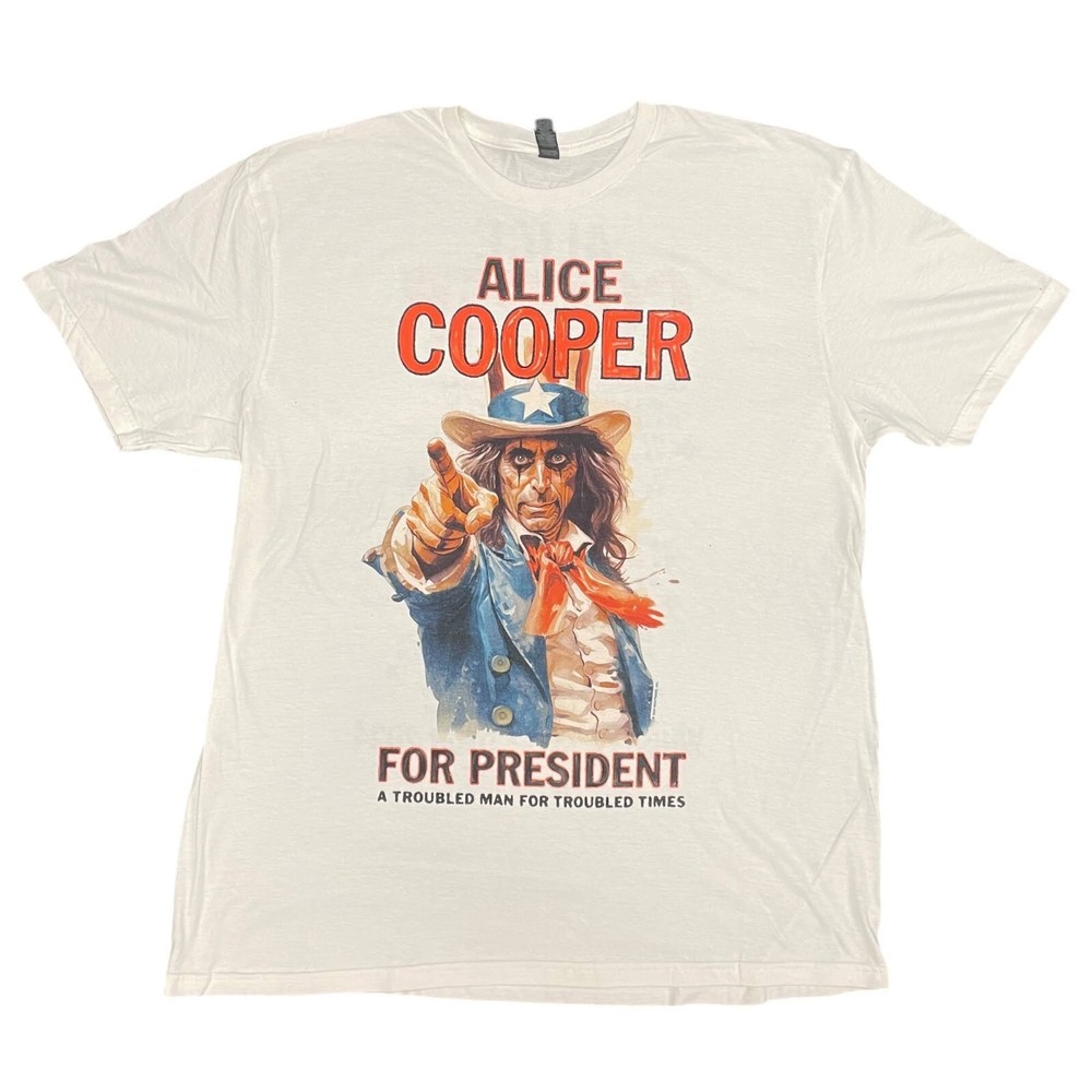 Alice Cooper For President 2024 Tour Dates & Merch T-Shirt