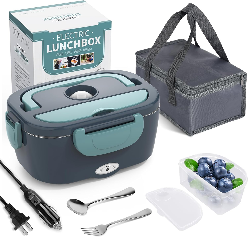 Portable 3-in-1 Electric Lunch Box Food Warmer for Adults