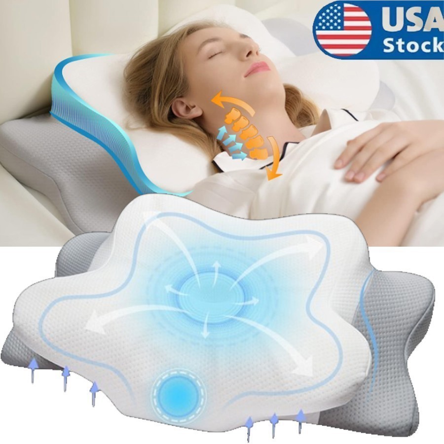 Cervical Pillow for Neck&Shoulder Pain Relief Sleep - Ergonomic Contour Pillows