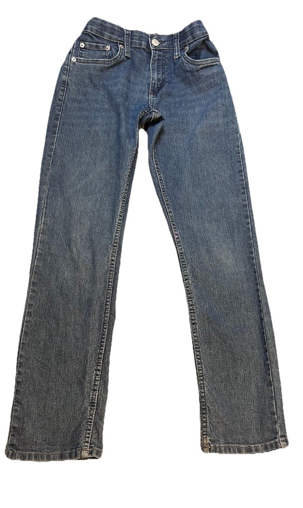 Levi’s Dark Wash Denim Jeans Boys Size 14 Adjustable Waist
