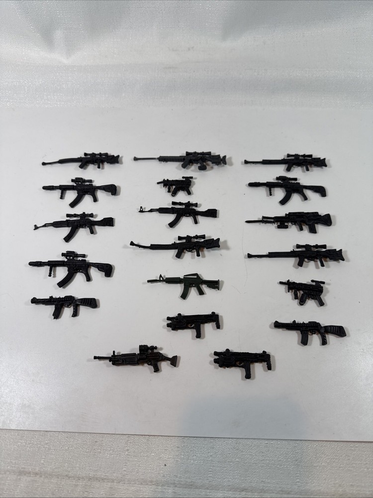 LOT Action Figure Weapons Accessories Toy Guns Army Military Multiple Sizes