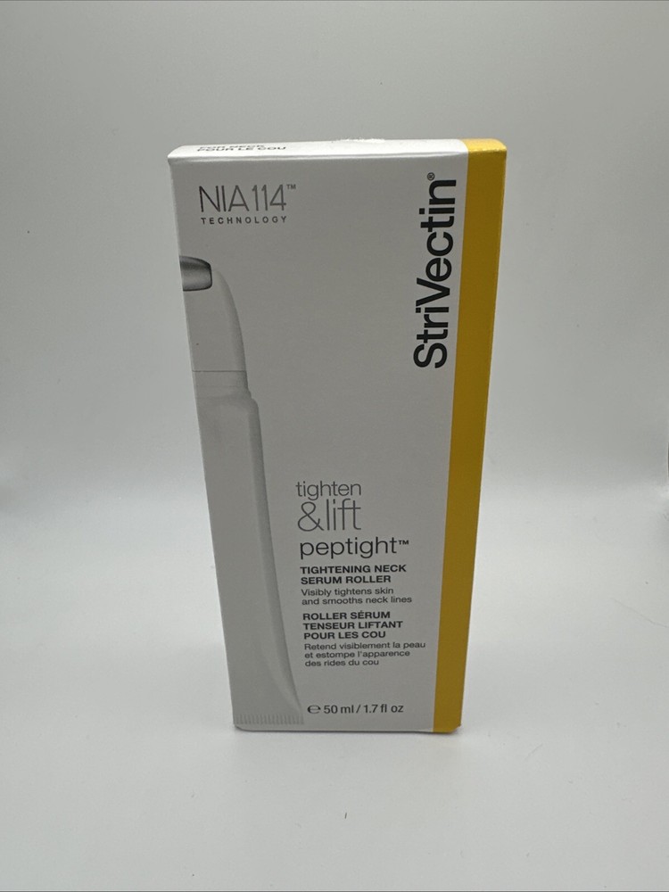 StriVectin Tighten & Lift Peptight Tightening Neck Serum Roller 1.7 oz 50 ml NIB