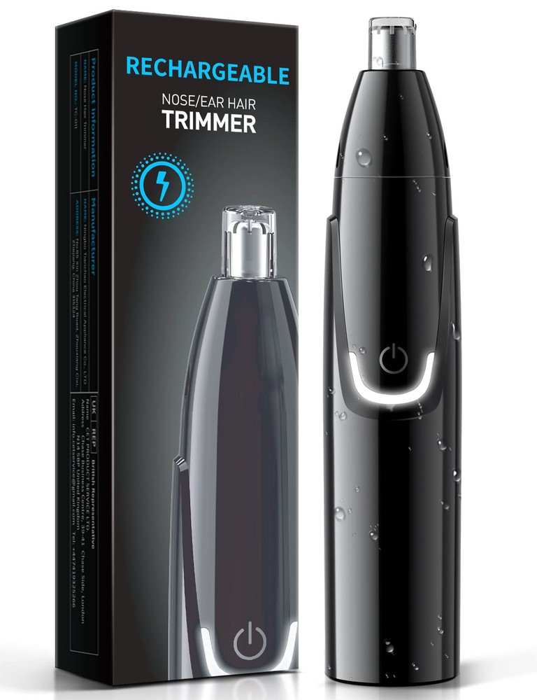 2024 Rechargeable Painless Ear Nose Eyebrow Hair Trimmer Professional