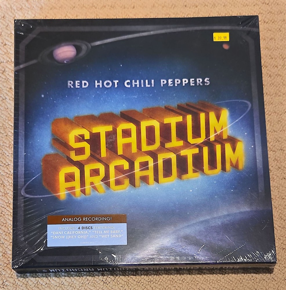 Red Hot Chili Peppers Stadium Arcadium Vinyl Analog Recording Box Set 4 Discs