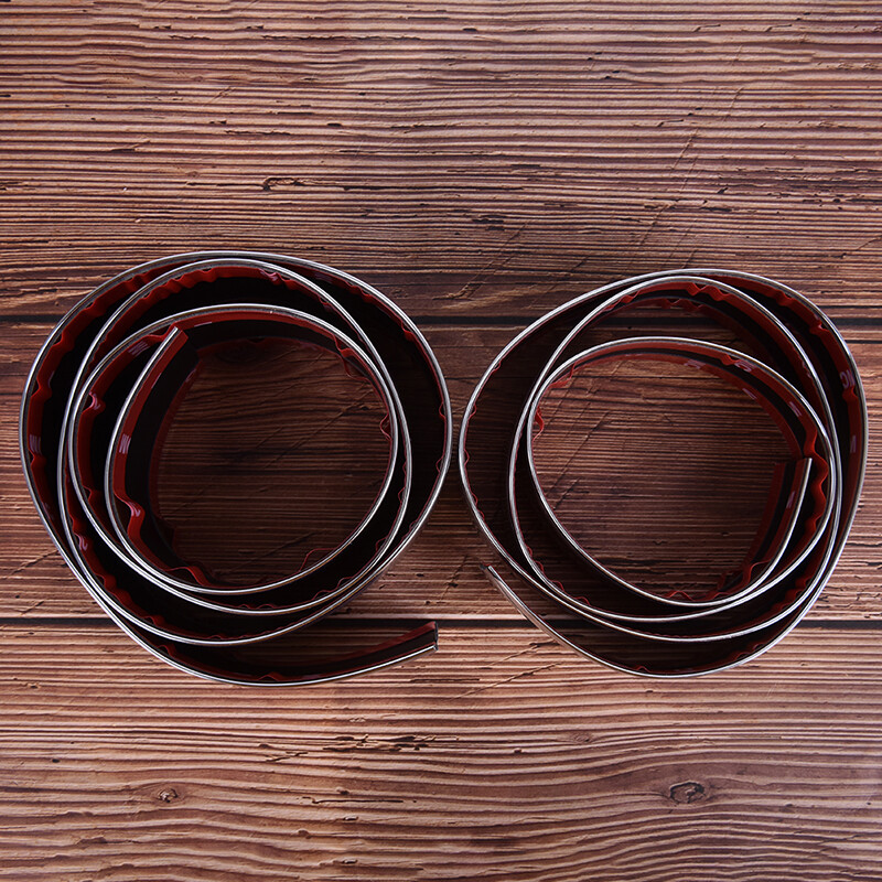 Universal Car Door Bumper Decoration Moulding Trim Silver Chrome Strip F ENMDh^a